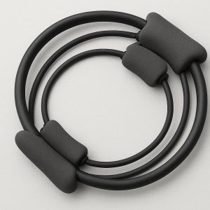 8 Pilates Ring Resistance Band with Soft Grip Handles